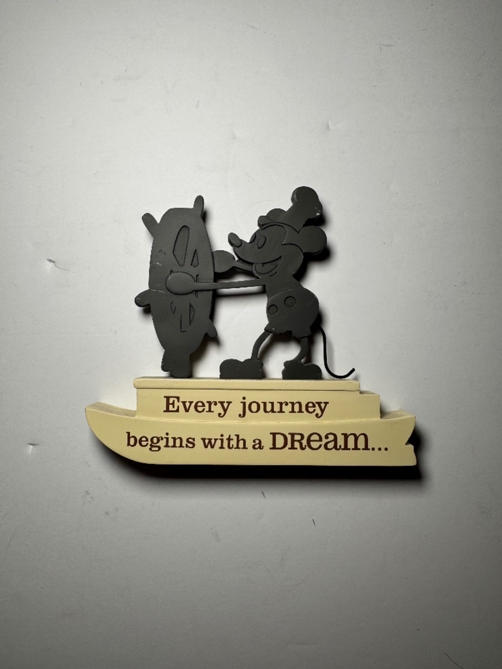 Hallmark Disney Mickey Mouse Steamboat Willie Journey Dream Figurine